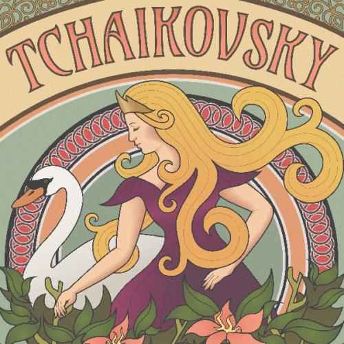Art Nouveau Tchaikovsky Poster